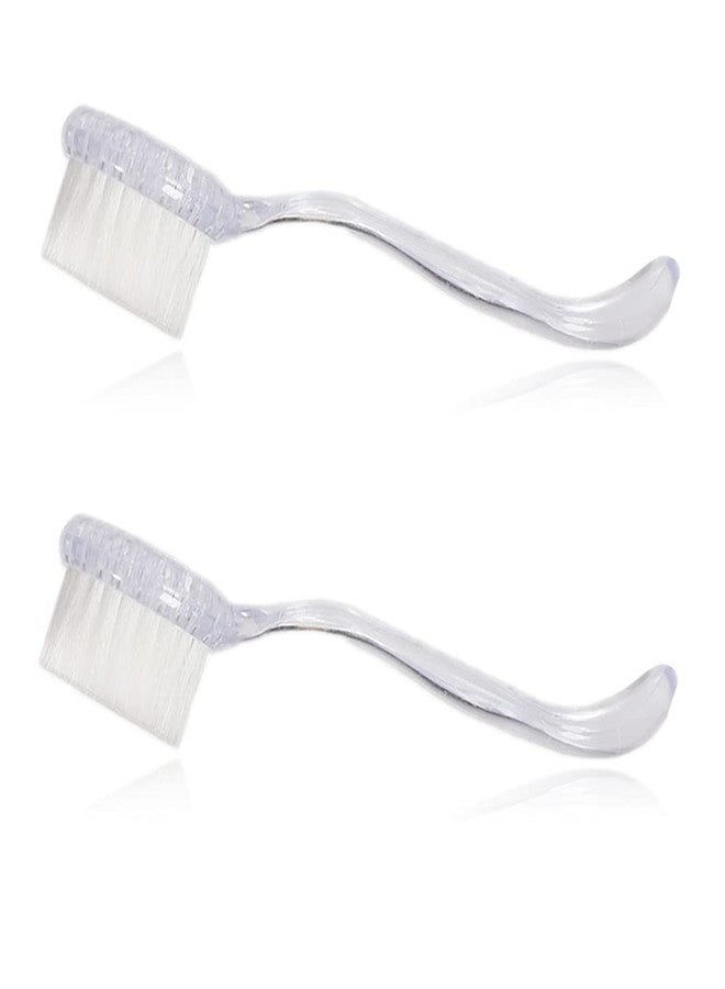 WOLEDOE 2 Pack Hamster Brush, Hedgehog Cleaning Supplies, Guinea Pig Massage Combs - Transparent - Image 1